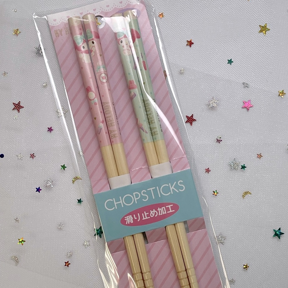 Sanrio My Melody Bamboo Chopsticks